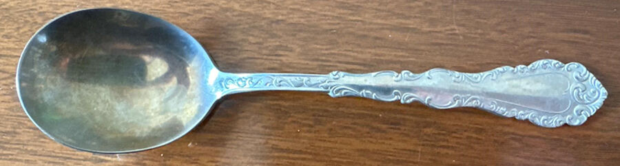 Webster I (Silverplate, 1900) Round Bowl Soup Spoon (Gumbo) by Oneida Silver-1
