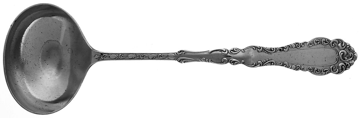 Webster I (Silverplate, 1900) Oyster Ladle Solid Piece by Oneida Silver-1