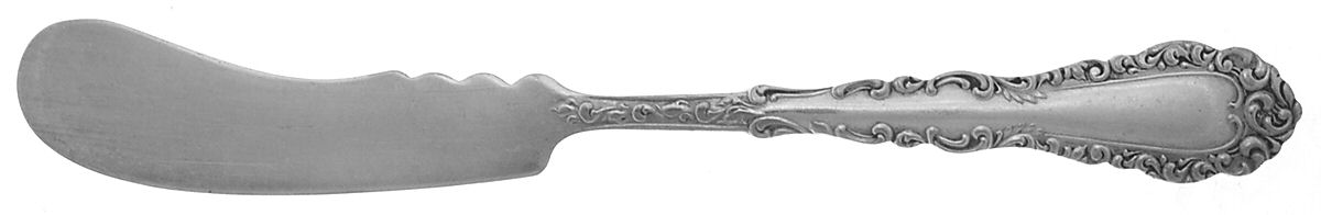 Webster I (Silverplate, 1900) Flat Handle Butter Spreader by Oneida Silver-1