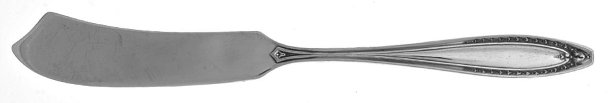 Webster II (Silverplate, 1915) Flat Handle Butter Spreader by Oneida Silver-1