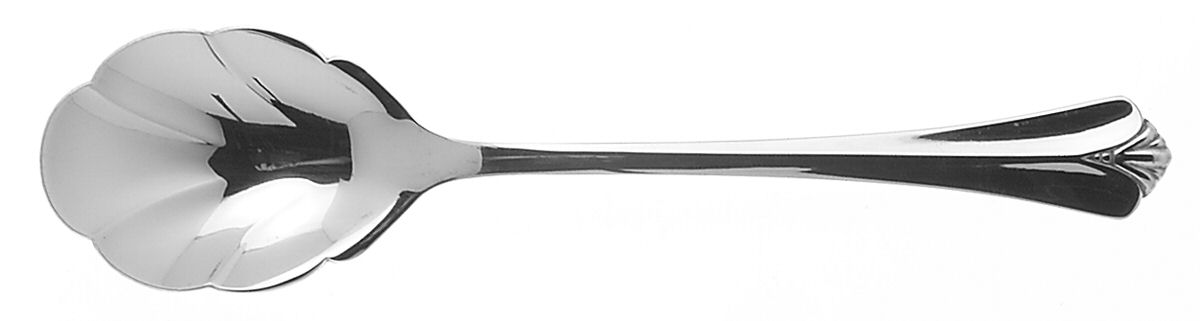 Westgate-Royal Crest (Stainless) Sugar Shell Spoon by Oneida Silver-1