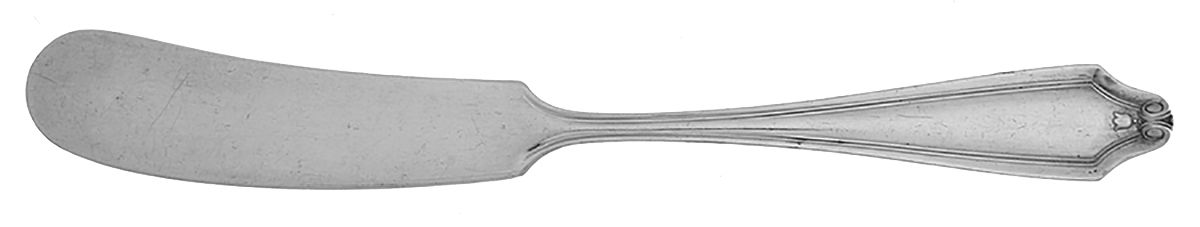 Whittier-Waldorf-Emerson-Claridge  Flat Handle Butter Spreader by Oneida Silver-1