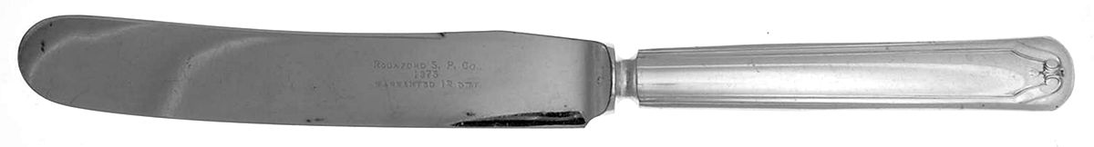 Whittier-Waldorf-Emerson-Claridge  Old French Solid Knife by Oneida Silver-1