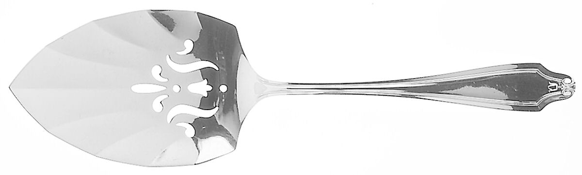 Whittier-Waldorf-Emerson-Claridge  Solid Pierced Pie Server by Oneida Silver-1