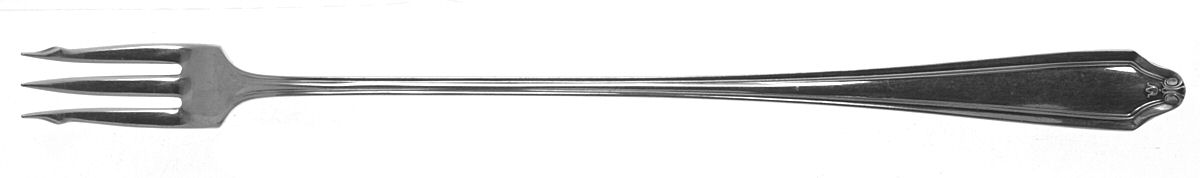 Whittier-Waldorf-Emerson-Claridge  Long Handle Pickle/Olive Fork by Oneida Silver-1