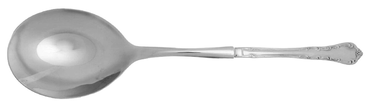 Whittier (Stainless) Casserole Spoon with Smooth Stainless Bowl HC by Oneida Silver-1