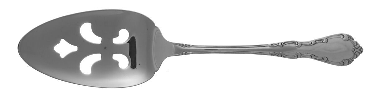 Whittier (Stainless) Pierced All Stainless Pie Server by Oneida Silver-1