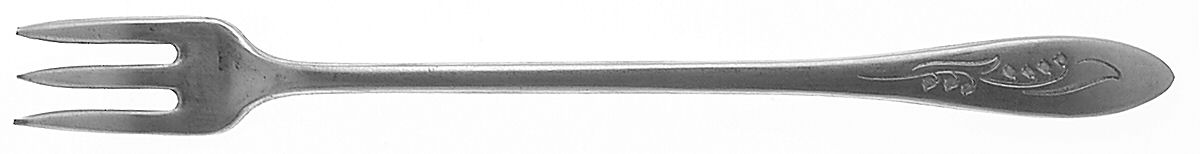 White Lily (Stainless) Cocktail/Seafood Fork by Oneida Silver-1