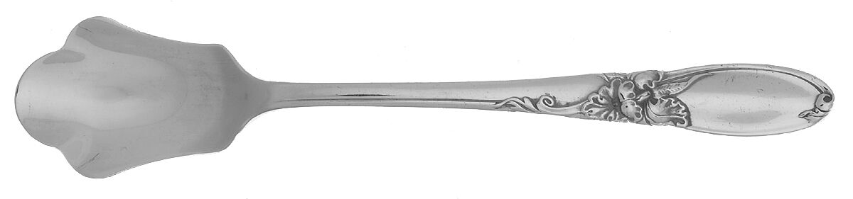 White Orchid (Silverplate, 1953) Ice Cream Spoon Individual HC by Oneida Silver-1