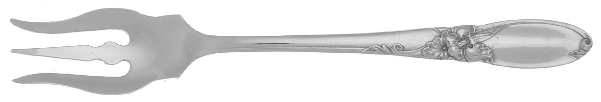 White Orchid (Silverplate, 1953) Oyster Fork HC by Oneida Silver-1