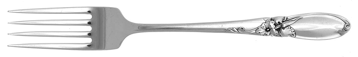 White Orchid (Silverplate, 1953) Fork by Oneida Silver-1