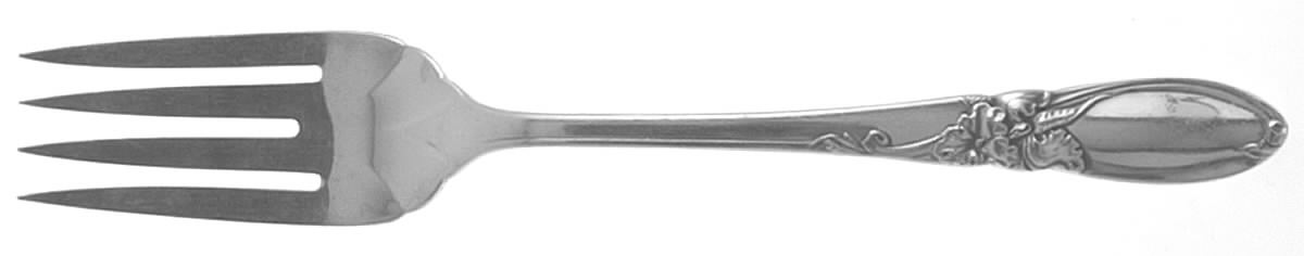 White Orchid (Silverplate, 1953) Individual Salad Fork by Oneida Silver-1