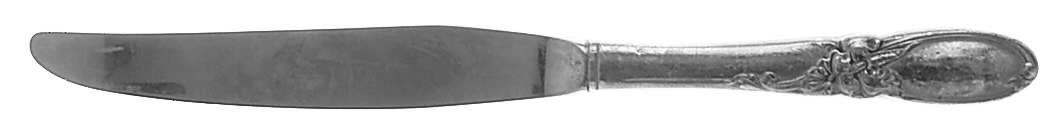 White Orchid (Silverplate, 1953) Modern Hollow Knife by Oneida Silver-1