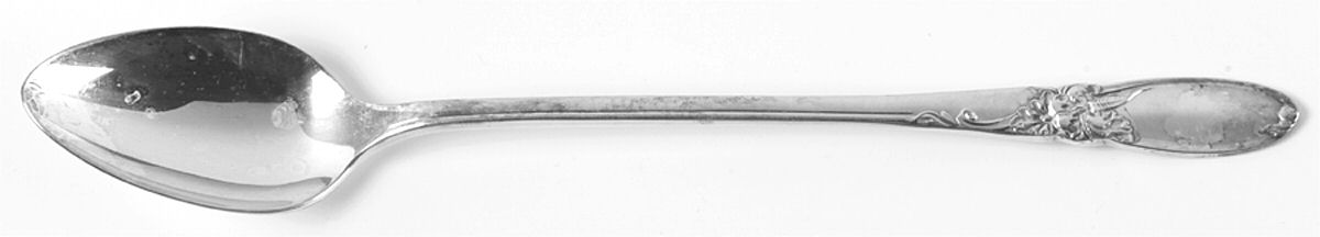 White Orchid (Silverplate, 1953) Iced Tea Spoon by Oneida Silver-1