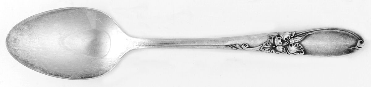 White Orchid (Silverplate, 1953) Youth Five O'Clock Spoon by Oneida Silver-1