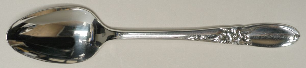 White Orchid (Silverplate, 1953) Teaspoon by Oneida Silver-1
