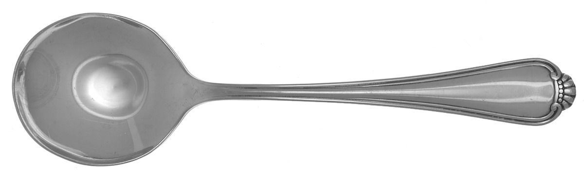 Winter Hill (Stainless) Round Bowl Soup Spoon (Cream Soup) by Oneida Silver-1