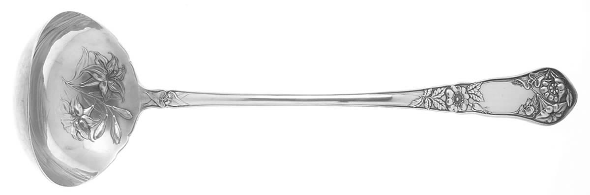 Wildwood II (Silverplate, 1908) Oyster Ladle Solid Piece by Oneida Silver-1