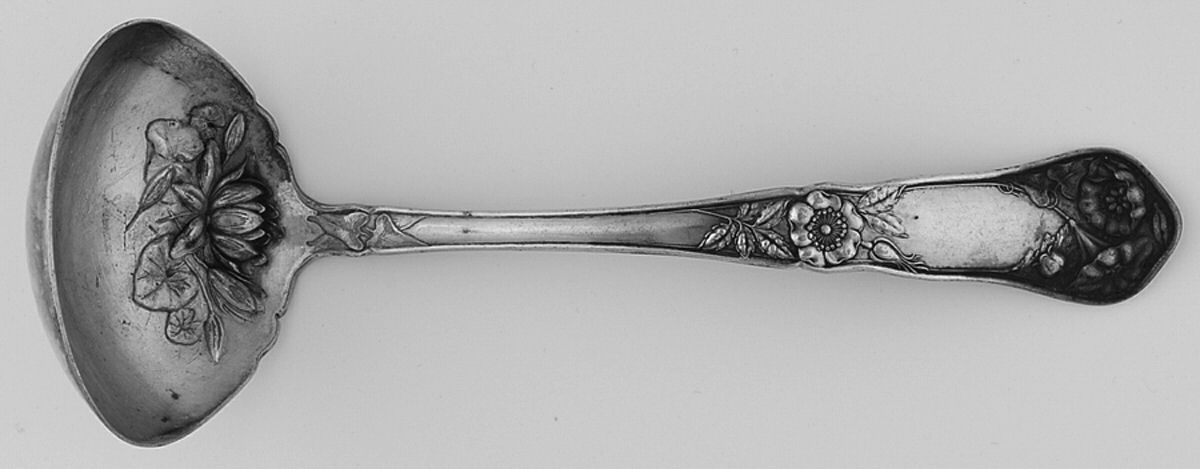 Wildwood II (Silverplate, 1908) Solid Gravy Ladle by Oneida Silver-1