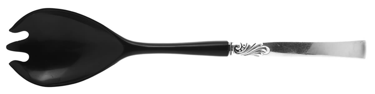 Wind Song (Silverplate, 1955) Salad Serving Fork with Plastic Prongs by Oneida Silver-1