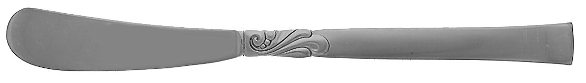 Wind Song (Silverplate, 1955) Flat Handle Butter Spreader by Oneida Silver-1