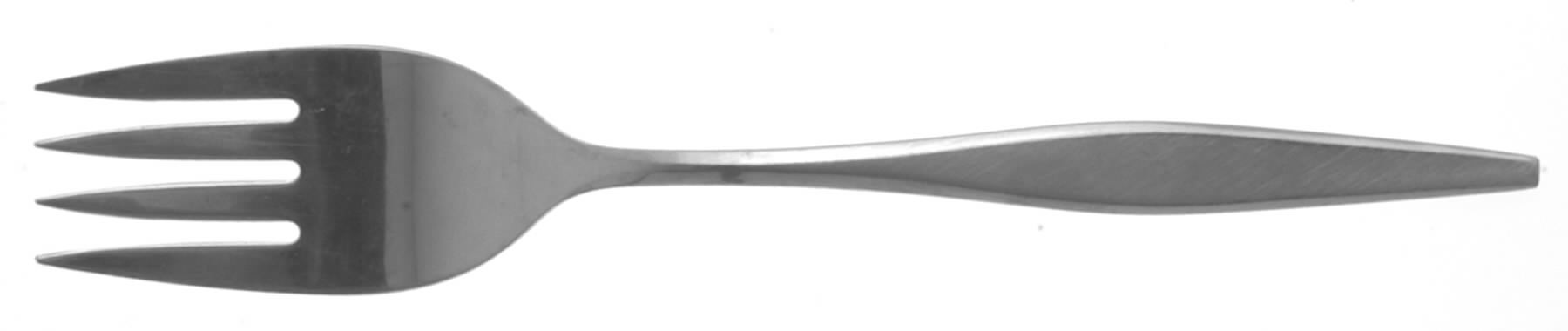 Windrift (Stainless) Medium Solid Cold Meat Serving Fork by Oneida Silver-1