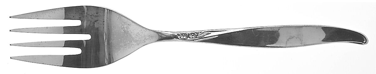 Winsome I (Silverplate, 1959) Medium Solid Cold Meat Serving Fork by Oneida Silver-1