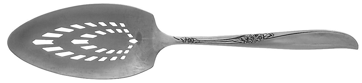 Winsome II (Silverplate, 1960) Solid Pierced Pie Server by Oneida Silver-1