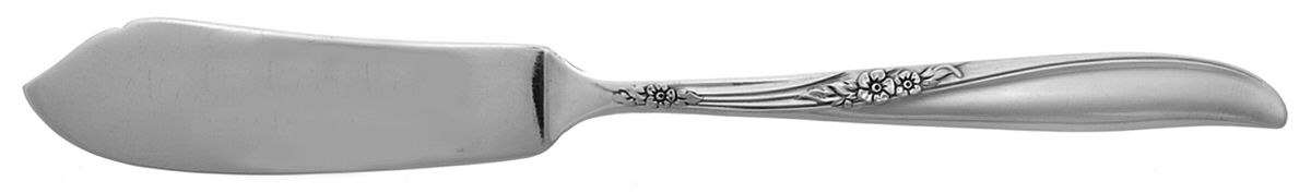 Winsome II (Silverplate, 1960) Flat Handle Master Butter Knife by Oneida Silver-1