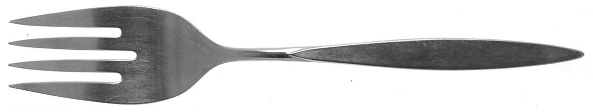 Wintersong (Stainless) Medium Solid Cold Meat Serving Fork by Oneida Silver-1