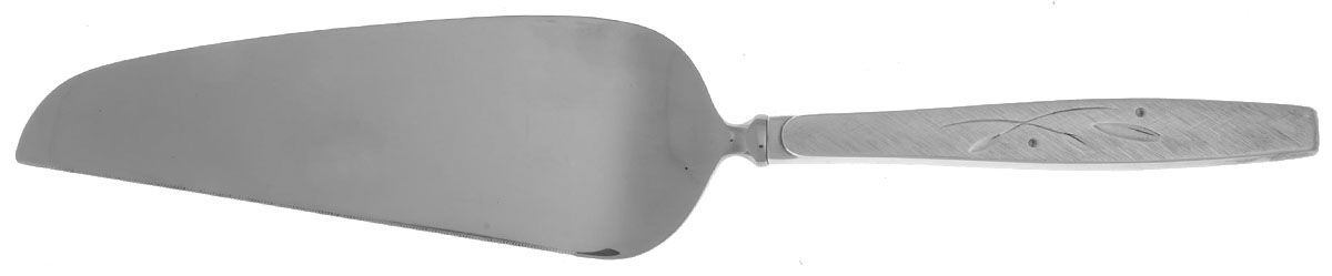 Will O' Wisp (Sterling, 1968) Pie & Cake Server with Stainless Blade by Oneida Silver-1