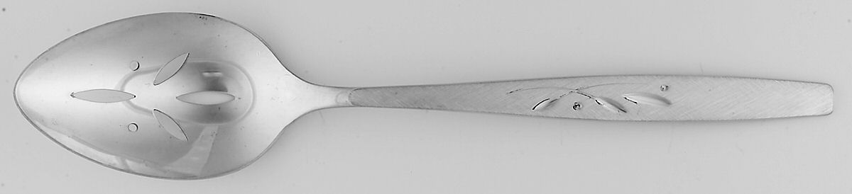 Will O' Wisp (Sterling, 1968) Pierced Tablespoon (Serving Spoon) by Oneida Silver-1