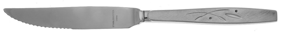Will O' Wisp (Stainless) Steak Knife Individual Hollow, Serrate HC by Oneida Silver-1
