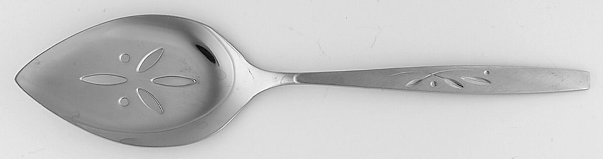 Will O' Wisp (Stainless) Pierced All Stainless Pie Server by Oneida Silver-1