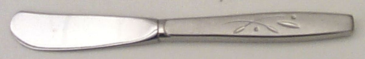 Will O' Wisp (Stainless) Butter Spreader Hollow Hdl-Paddle/Stainless Blade by Oneida Silver-1