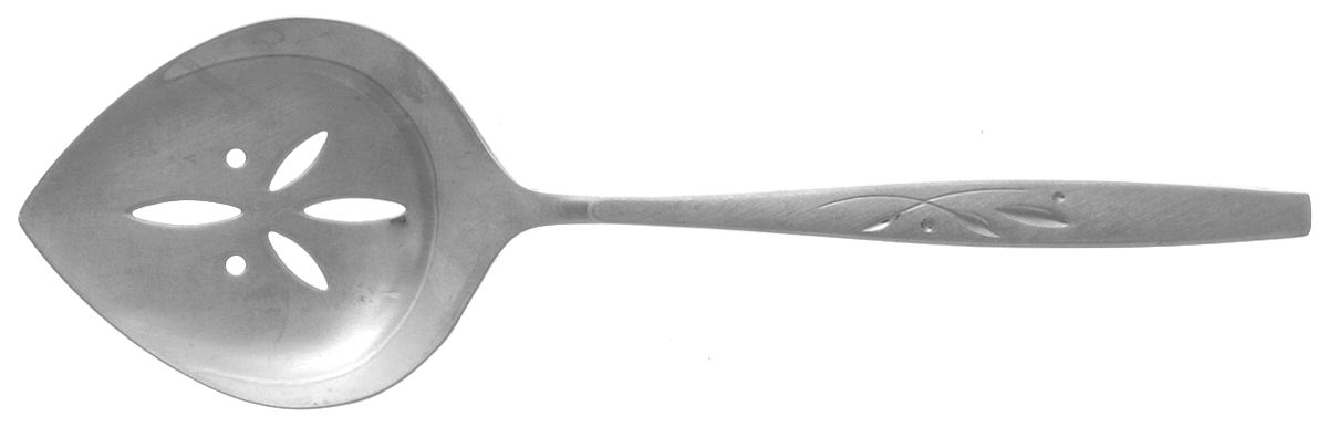 Will O' Wisp (Stainless) Pierced Solid Pastry Server by Oneida Silver-1