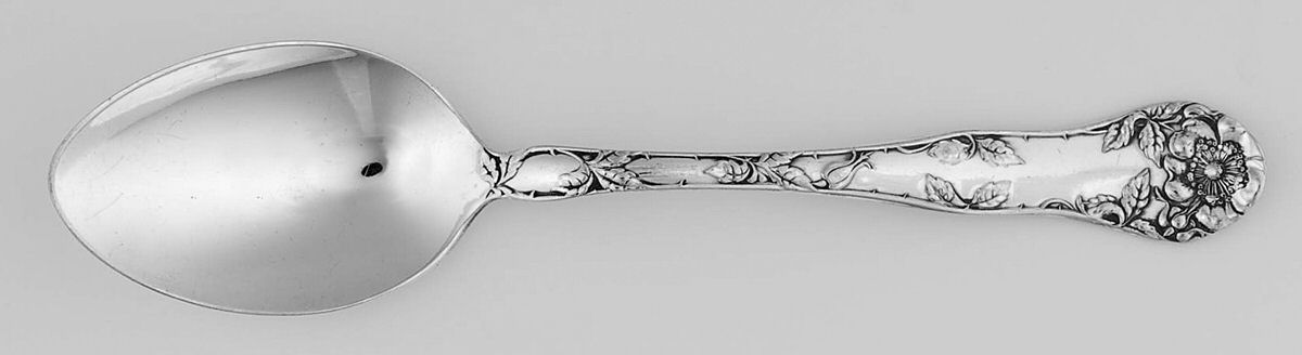 Wild Rose (Silverplate, 1904) Teaspoon by Oneida Silver-1