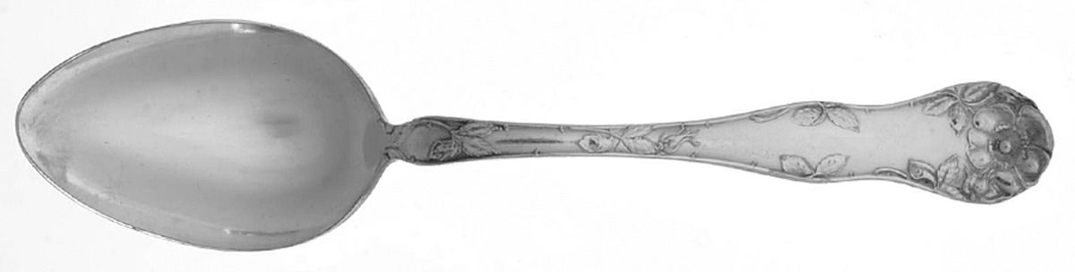 Wild Rose (Silverplate, 1904) Place/Oval Soup Spoon by Oneida Silver-1
