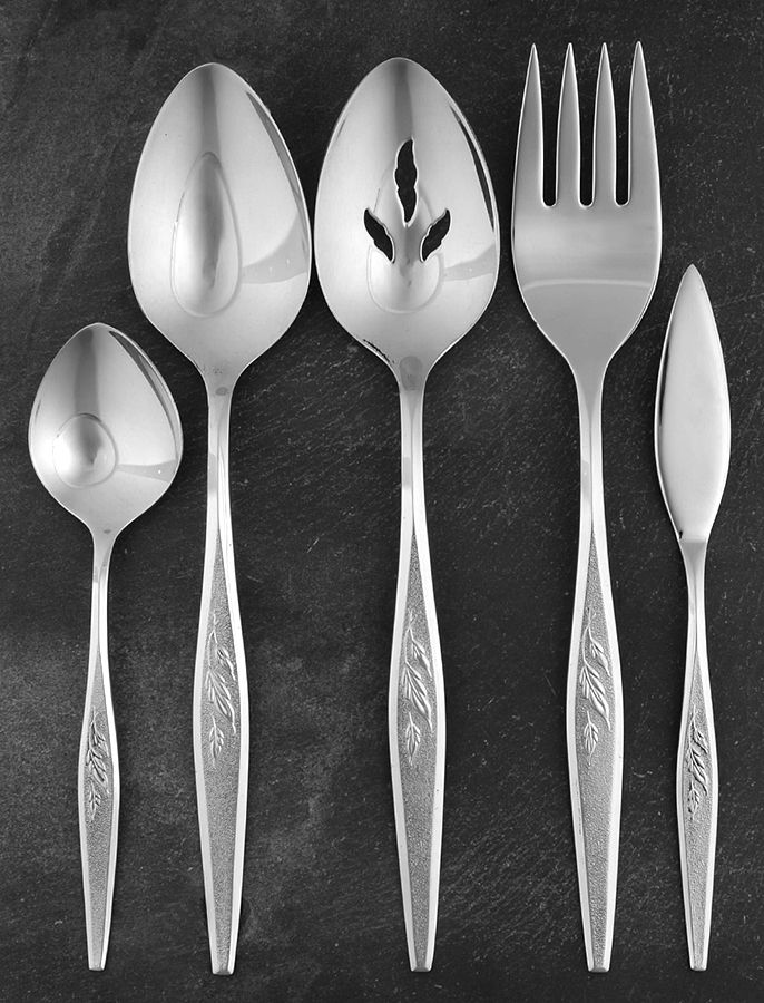 Woodmere (Stainless) 5 Piece Hostess Set by Oneida Silver-1