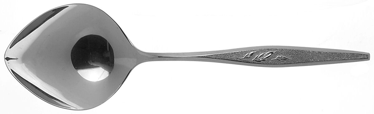 Woodmere (Stainless) Solid Smooth Casserole Spoon by Oneida Silver-1