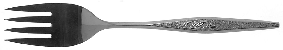 Woodmere (Stainless) Medium Solid Cold Meat Serving Fork by Oneida Silver-1