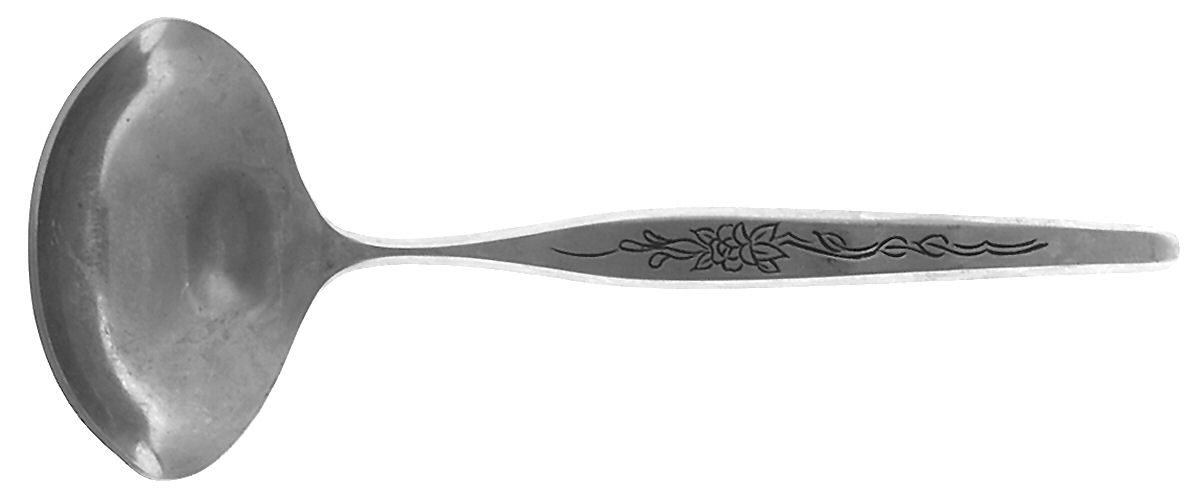 Woodcrest (Stainless) Solid Gravy Ladle by Oneida Silver-1