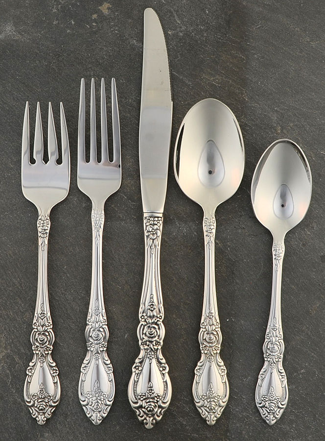 Wordsworth (Stainless) 40 Piece Estate Set by Oneida Silver-1
