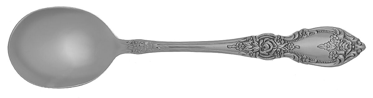 Wordsworth (Stainless) Round Bowl Soup Spoon (Cream Soup) HC by Oneida Silver-1