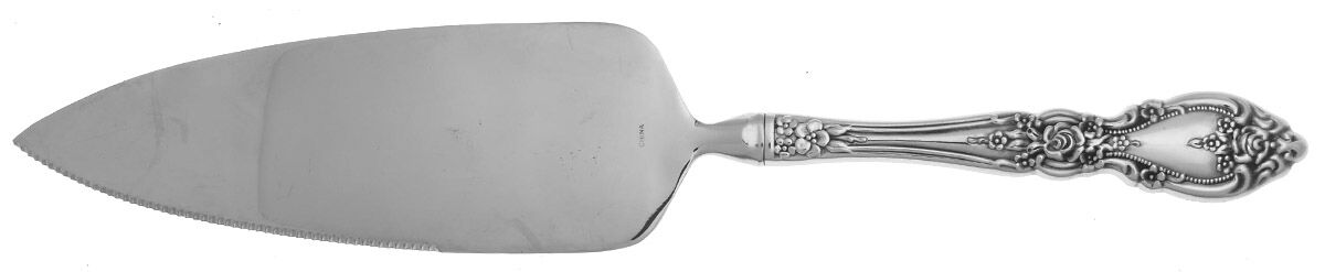 Wordsworth (Stainless) Pie Server with Serrated Stainless Blade HC by Oneida Silver-1