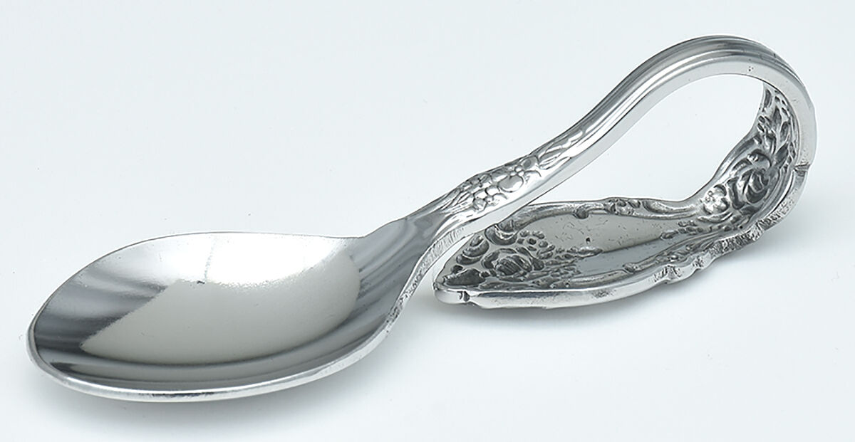 Wordsworth (Stainless) Baby Spoon with Curved Handle HC by Oneida Silver-1