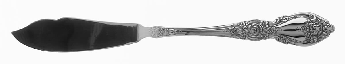 Wordsworth (Stainless) Flat Handle Master Butter Knife by Oneida Silver-1
