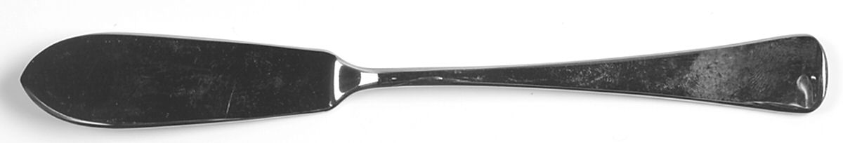 Wyndham (Stainless, 1881 Rogers) Flat Handle Master Butter Knife by Oneida Silver-1