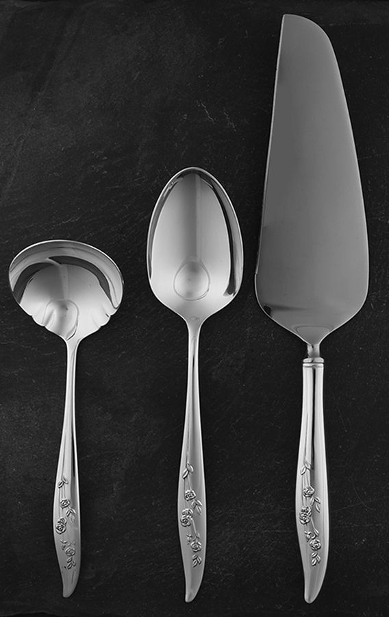 Young Love (Sterling, 1958) 3 Piece Completer Set by Oneida Silver-1