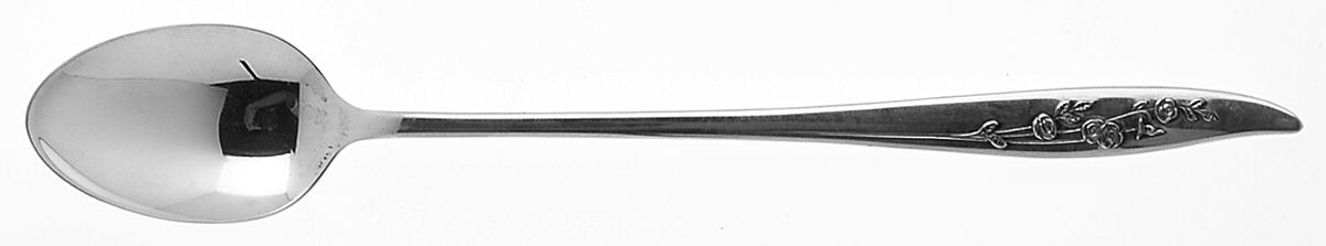 Young Love (Sterling, 1958) Iced Tea Spoon by Oneida Silver-1